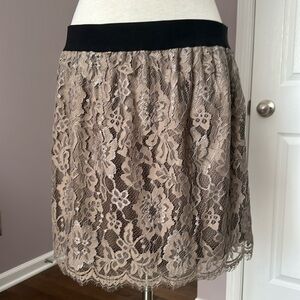 Ultra pink brown mini skirt, size XL